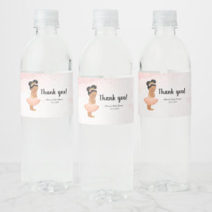 Roos goudprinses waterfles etiket