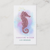 ・roos goudroze zeepaard logo visitekaartje (Voorkant)