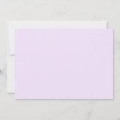 Roos goudtipografie lavenbevestiging kaart (Achterkant)