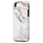 Roos goudvezel Case-Mate iPhone case (Achterkant Links)