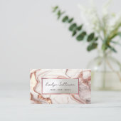 roos goudvocht visitekaartje (Staand voorkant)