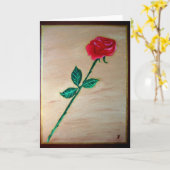 Roos - GreetingCard Kaart (Gele Bloem)