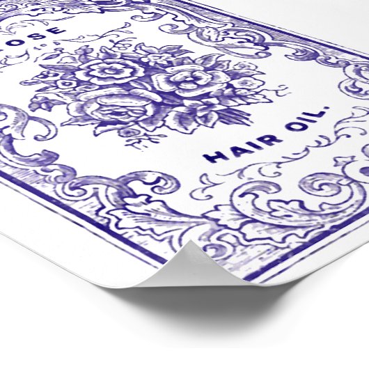 Roos Haarolie Poster (Hoek)