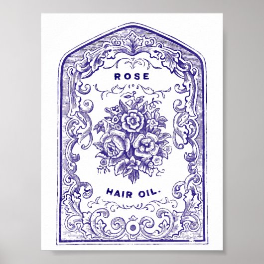 Roos Haarolie Poster (Voorkant)