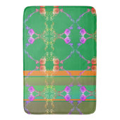 Roos Harten op abrikozen en groene badmat (Voorkant Verticaal)