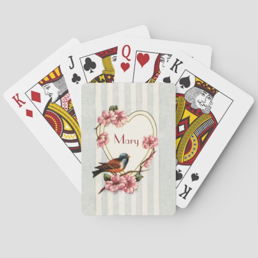 Roos - Hartfiets® speelkaarten (Achterkant)