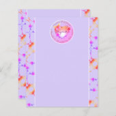 Roos hartritmekleurig en grijs (Voorkant / Achterkant)