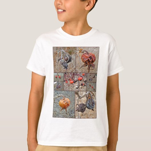 Roos Heupcollage T-shirt (Voorkant)