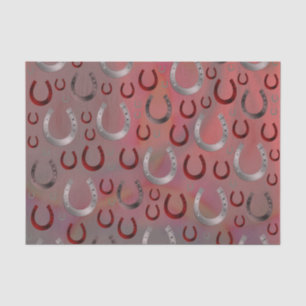 roos, hoefijzer, zilver, patroongrijs, geluk, patt tissuepapier