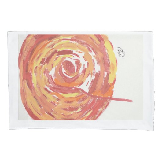 Roos Hoesjes Kussensloop (Voorkant-Links)