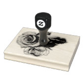  Roos Hout Handvat Rubber Stempel (Stempel)