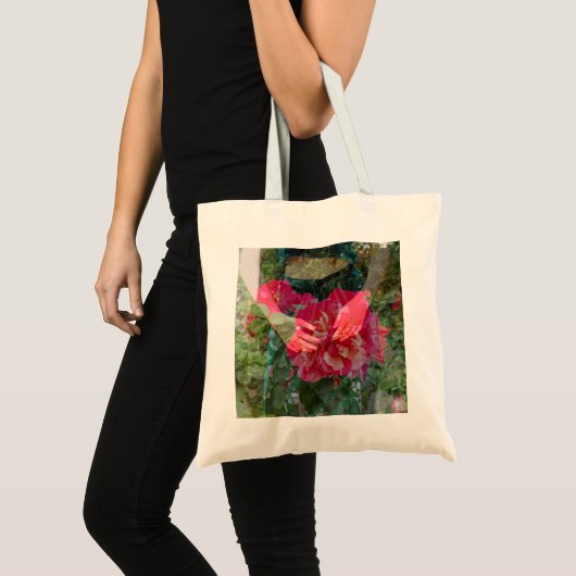 Roos in Bloom Canvas tas (Voorkant (product))