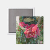 Roos in Bloom Magnet Magneet (Voorkant / Achterkant)