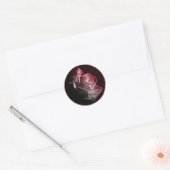 Roos in Bloom Wedding Invitation Envelope Seal Ronde Sticker (Envelop)
