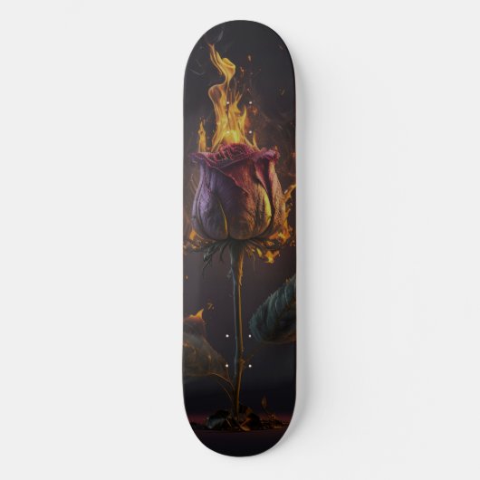 roos in brand skateboard (Voorkant)