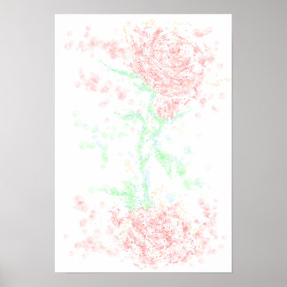 Roos in de wind poster