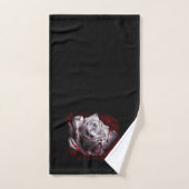 Roos in het bloed bad handdoek (Handdoek)