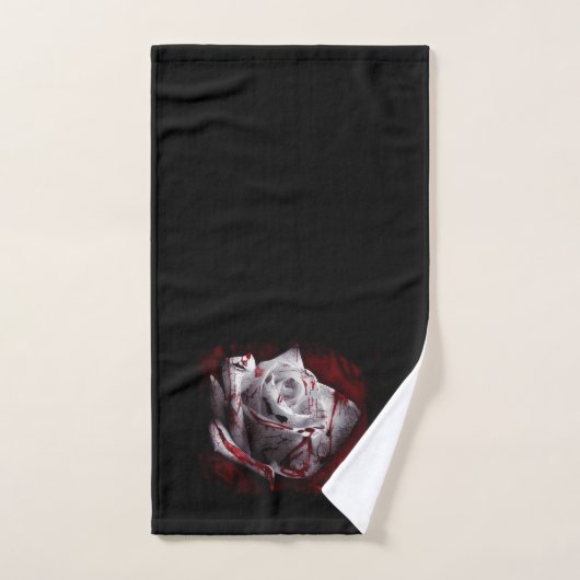 Roos in het bloed bad handdoek (Handdoek)