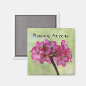 Roos in woestijn in roze Phoenix, AZ Magneet (Voorkant / Achterkant)