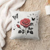 Roos, inkt en tijd kussen (Deken)