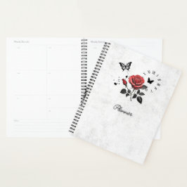 Roos, inkt en tijdplanner planner