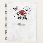 Roos, inkt en tijdplanner planner (Voorkant)