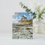 Roos Island Lighthouse, Rhode Island Briefkaart (Staand voorkant)