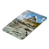 Roos Island Lighthouse, Rhode Island Magneet (Linkerzijde)