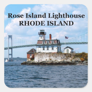 Roos Island Vuurtoren, Rhode Island Stickers