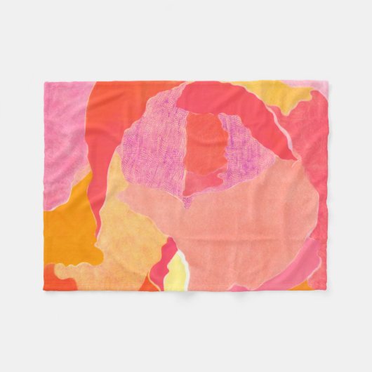 Roos IV Fleece Deken (Voorkant (Horizontaal))