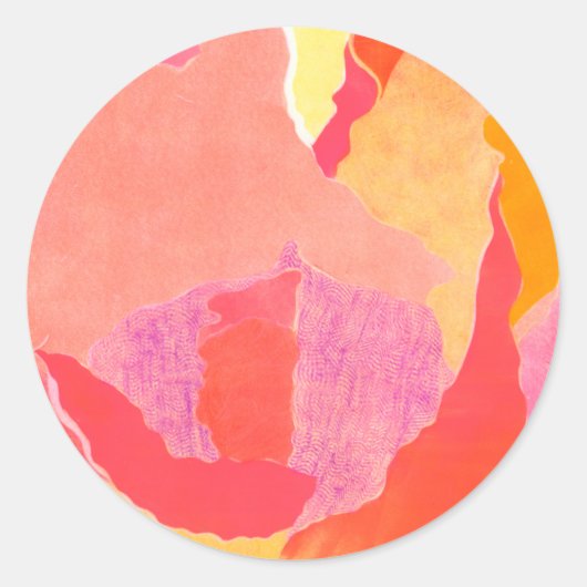 ROOS IV RONDE STICKER (Voorkant)