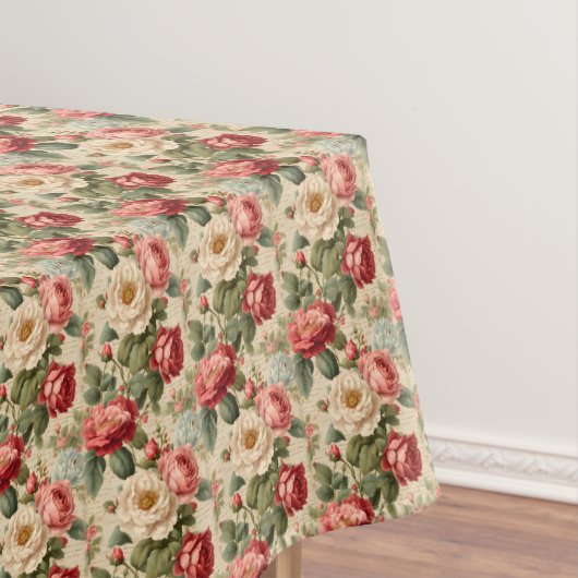  Roos Junk Journal Page Tafelkleed (Voorbeeld)