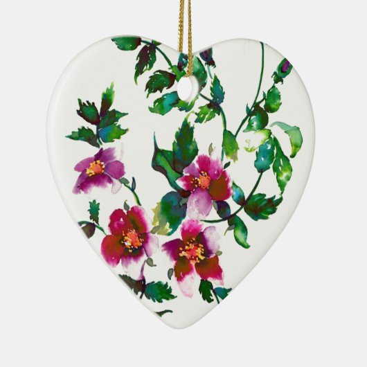 Roos Keramisch Ornament (Rechts)