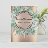 Roos kerstmis winterfeestdag wintermenu Wreater Menu (Staand voorkant)