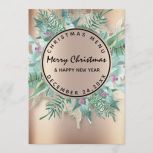 Roos kerstmis winterfeestdag wintermenu Wreater Menu