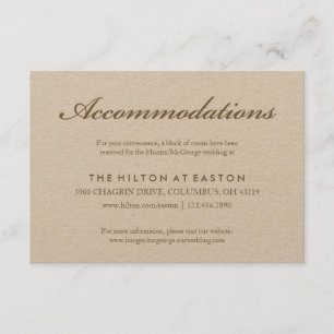 Roos ketch-accommodatiekaart in Sepia Informatiekaartje