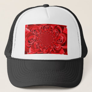 Roos-kleurige wereld: Floral Fantasy Trucker Pet