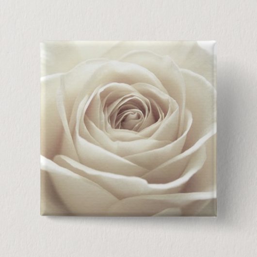 Roos knop vierkante button 5,1 cm (Voorkant)