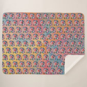 roos kompas: een symbool van liefde en gelukzaligh sherpa deken (Voorkant (horizontaal))