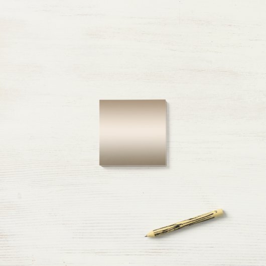 Roos koperen verloopnotities post-it® notes (Op bureau)