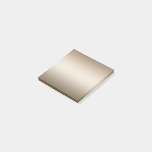Roos koperen verloopnotities post-it® notes (Schuin)