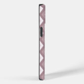 Roos kwarts roze diamantpatroon Case-Mate iPhone case (Achterkant / Rechts)