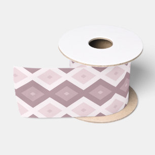 Roos kwarts roze diamantpatroon lint