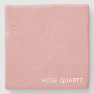Roos Kwarts roze kleurnaam Stenen Onderzetter