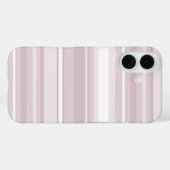 Roos kwartsroze strepen Case-Mate iPhone case (Achterkant (horizontaal))