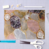 Roos Kwartz Amethyst 10lb-papier, wit Tissuepapier (Craft)