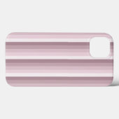 Roos kwartzschaduwstrepen Hoesje-Mate iPhone case (Achterkant (horizontaal))