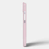 Roos kwartzschaduwstrepen Hoesje-Mate iPhone case (Achterkant / Links)