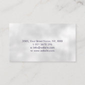 Roos Lavender Lotus Flower Visitekaartje (Achterkant)