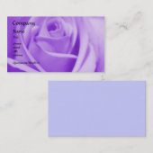 Roos - Lavender - sjabloon voor visitekaartjes (Voorkant / Achterkant)